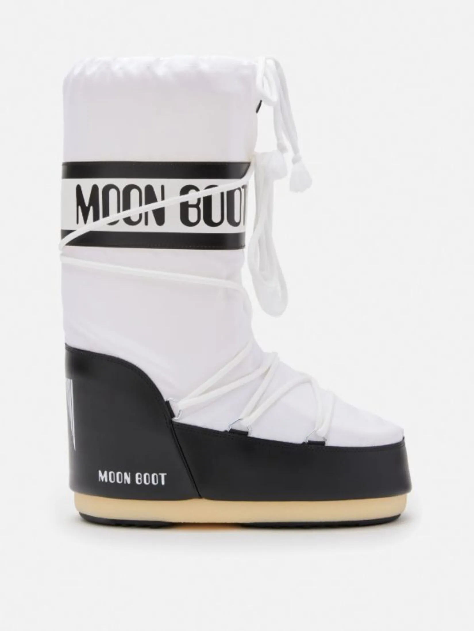 MOON BOOT Ski Boots Icon Nylon Black/White
