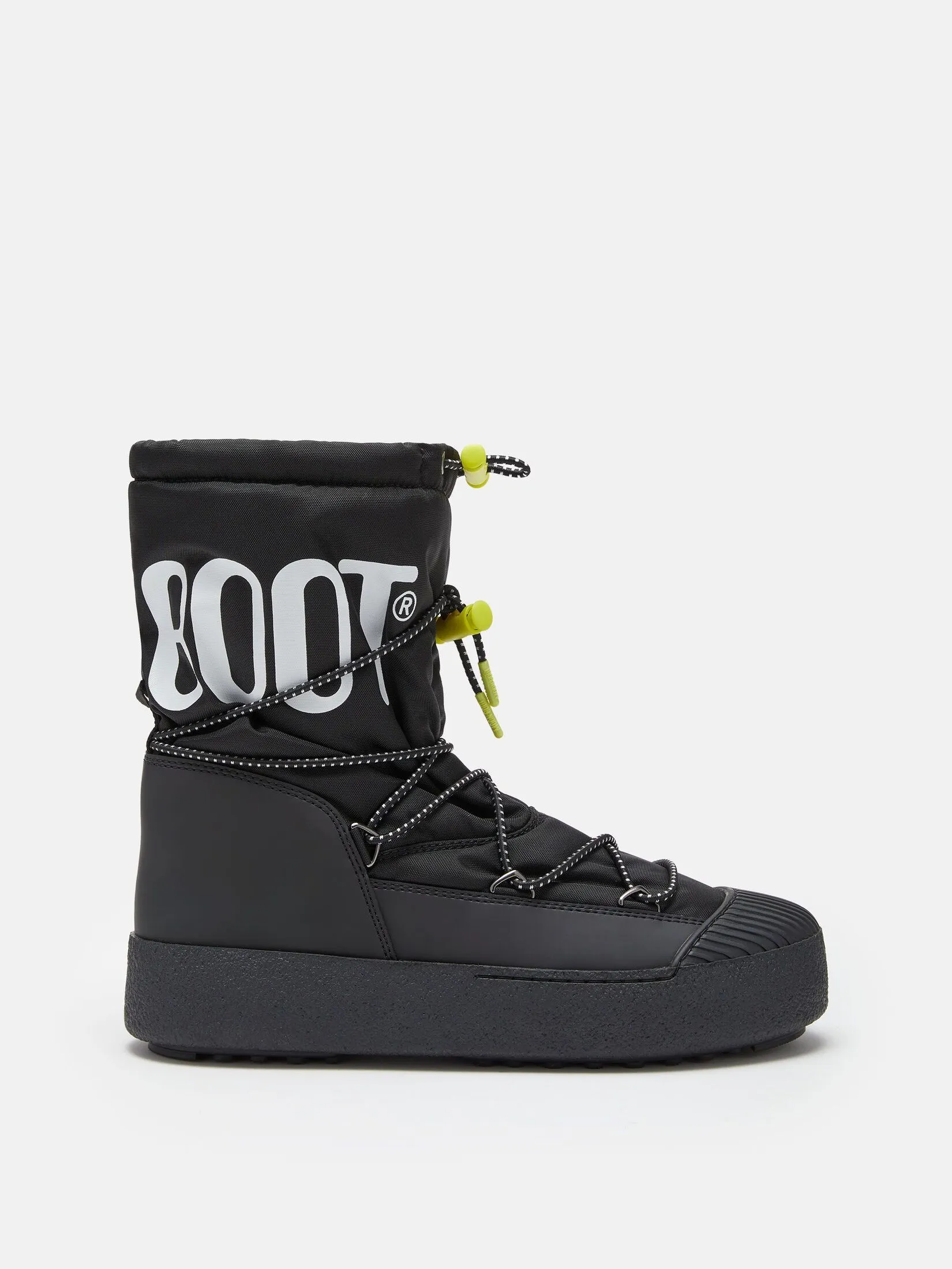 MOON BOOT MTRACK POLAR BLACK NYLON BOOTS