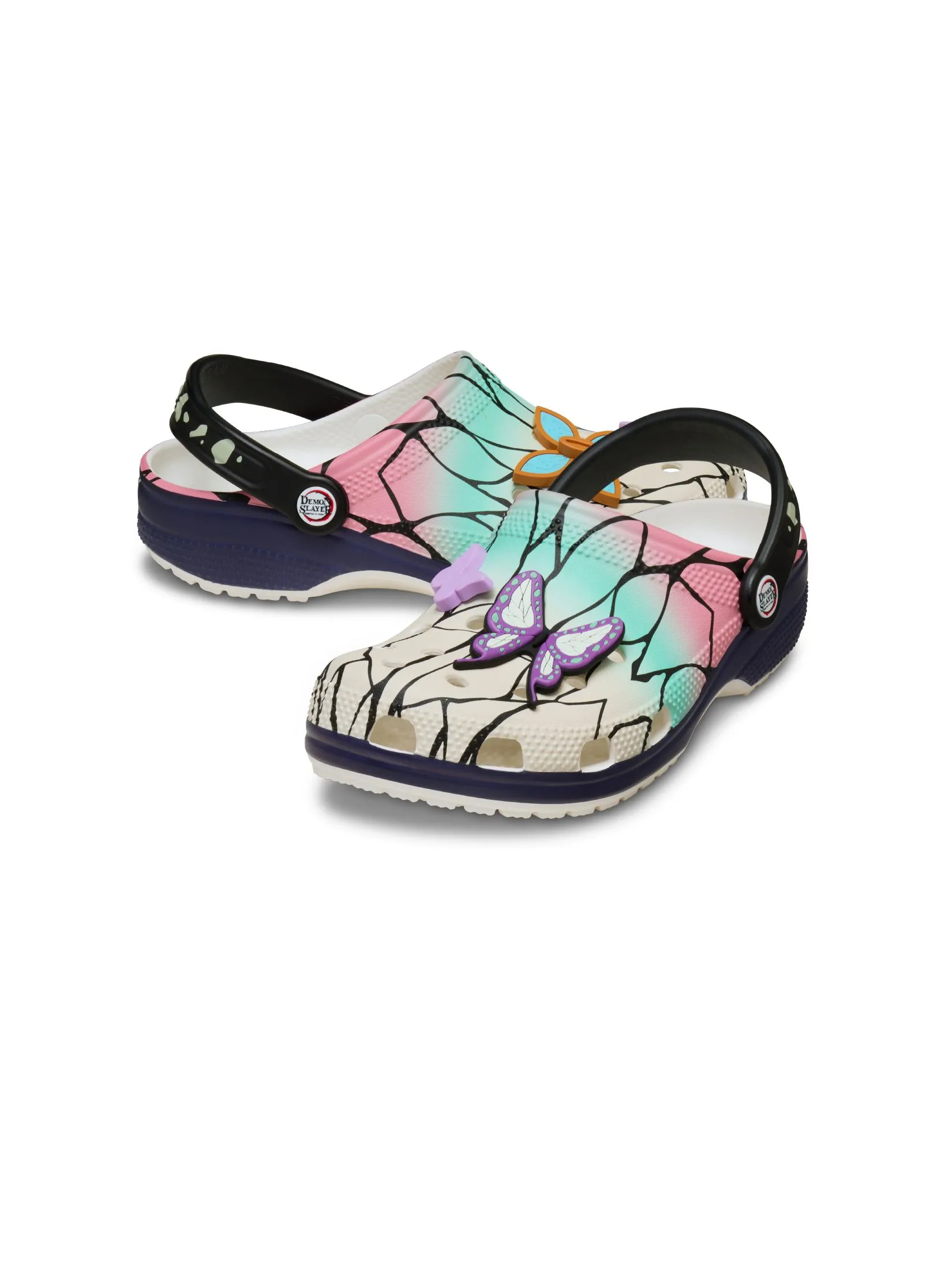 CROCS UNISEX DEMON SLAYER SHINOBU CLASSIC CLOG - MULTI