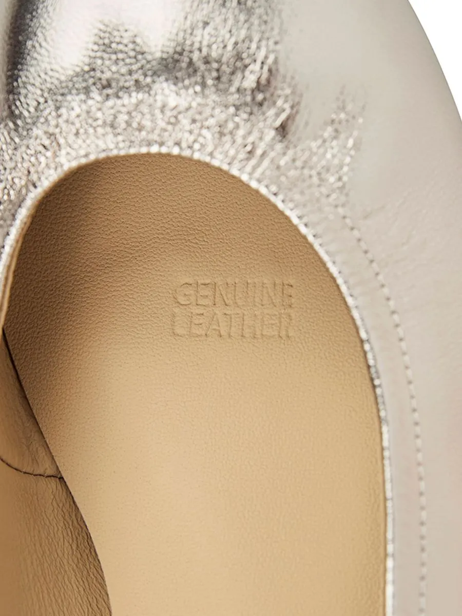 SHU WOMEN CELEB HEELS 1" ORIGINAL HIDDEN HEELS  - DELUXE GOLD