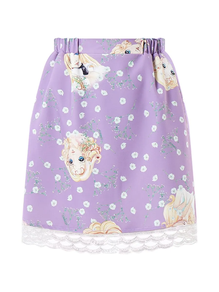 ICONIC WOMEN PURPLE LARA SKIRT