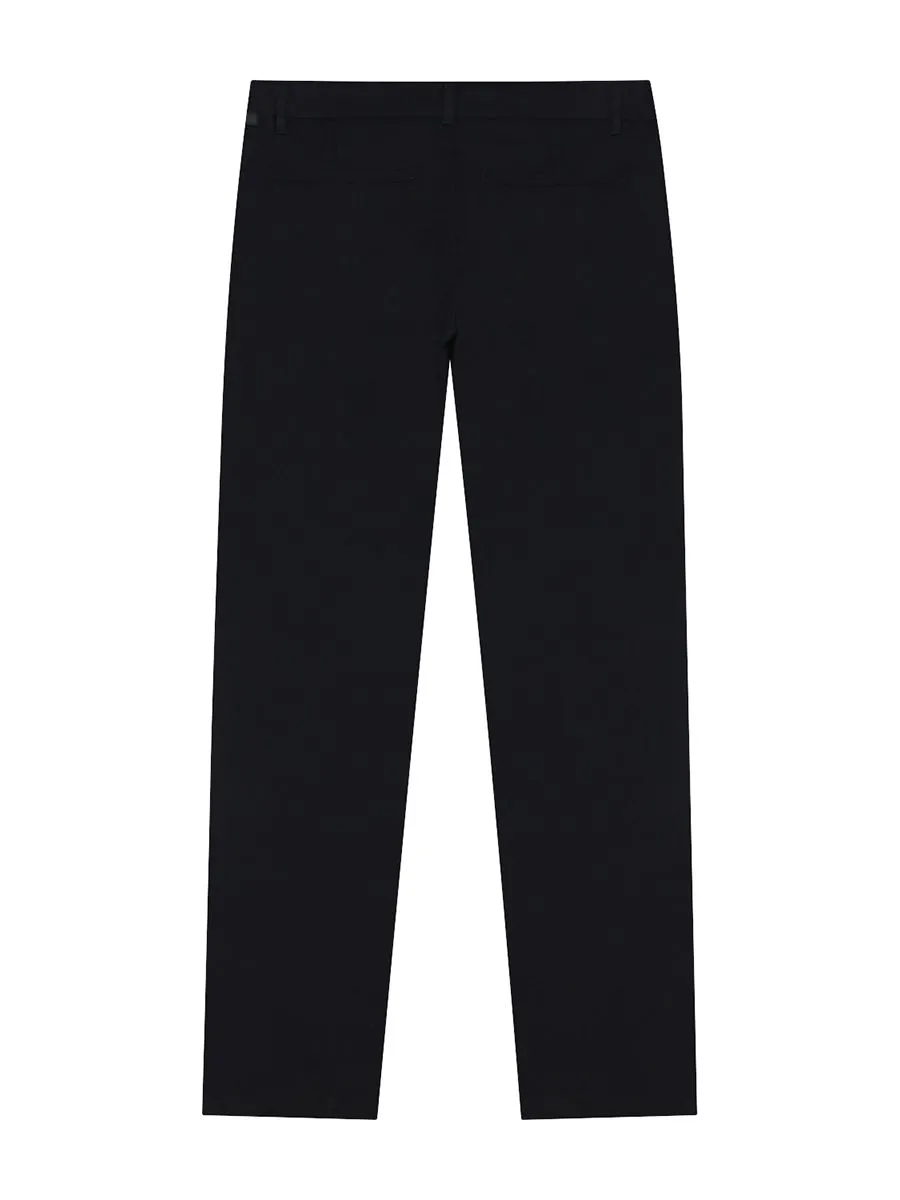 GIORDANO Men's Super Stretch Easy-Care Pants (180° Waistband) Signature Black