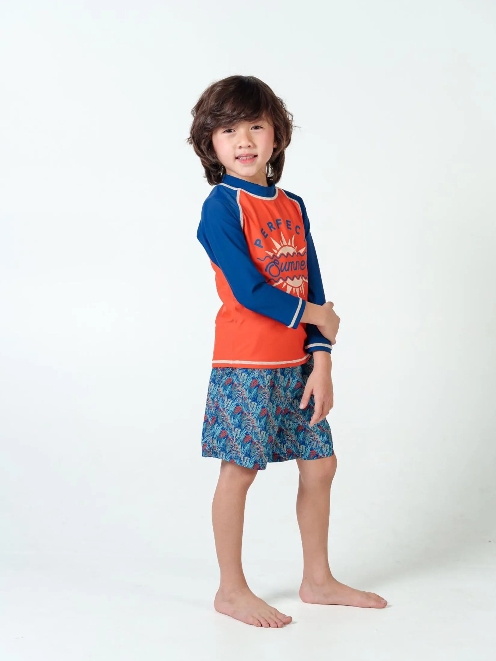 KEED Boy Beach Pants Reef Navy