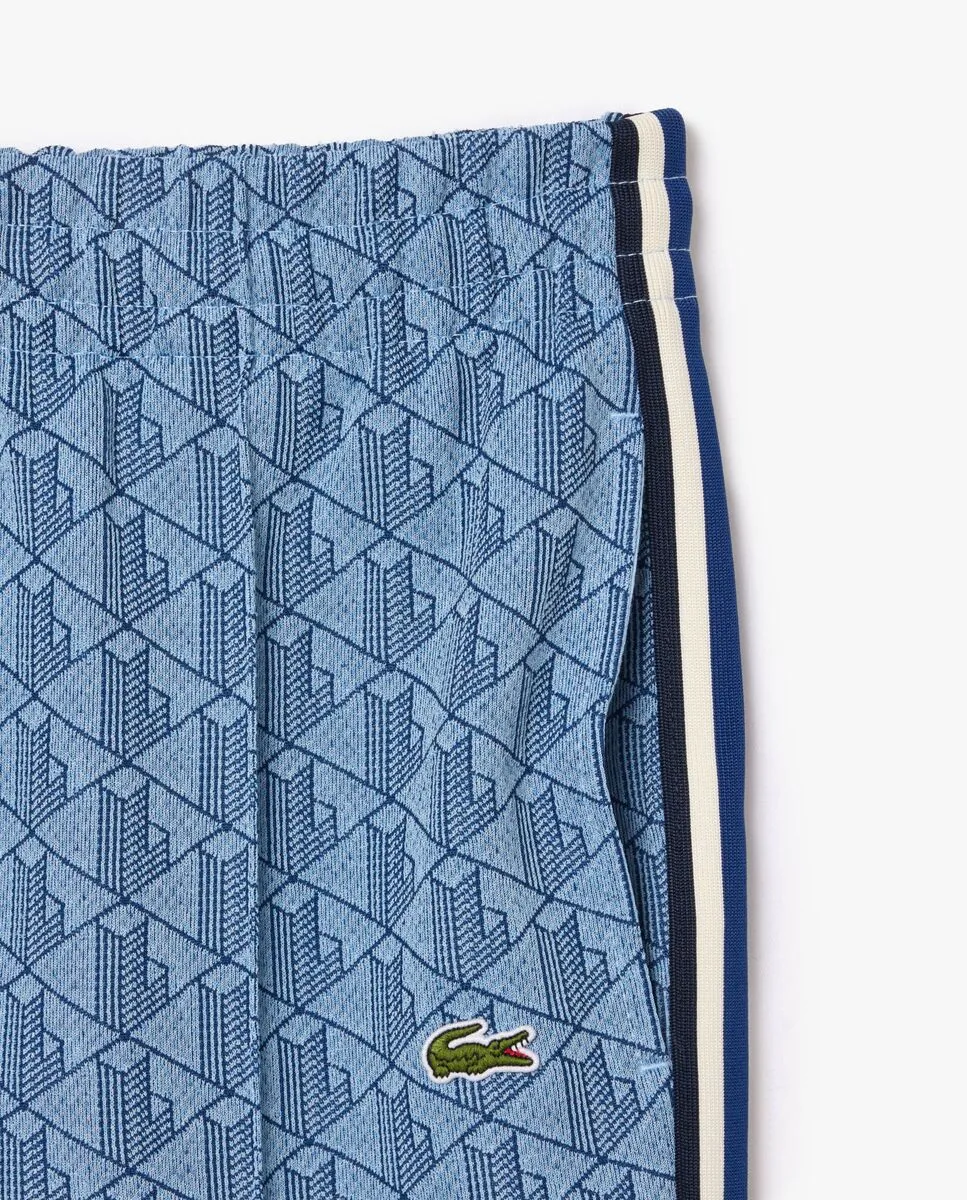 LACOSTE Paris Monogram Sweatpants Blue
