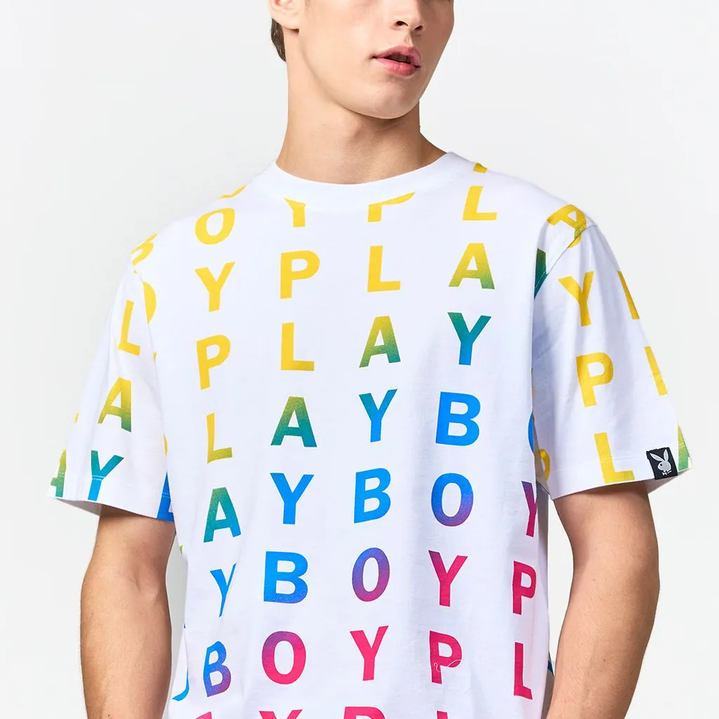 PLAYBOY Men's T-Shirt Colour white