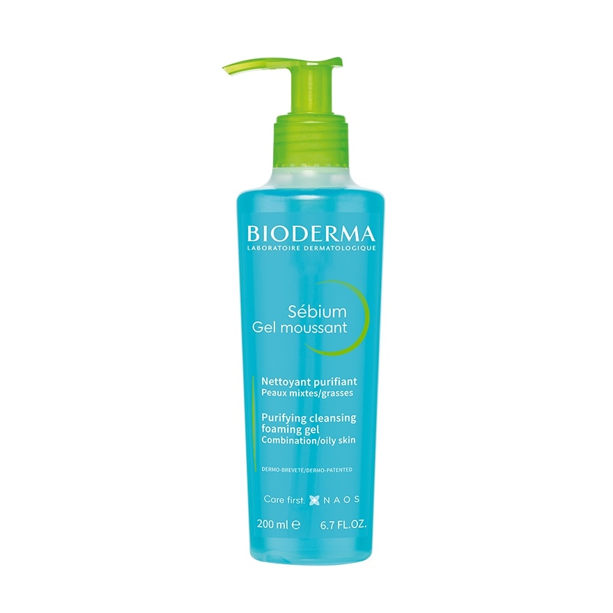 Bioderma Sebium Gel Moussant 200 ml. For Combination/Oily skin
