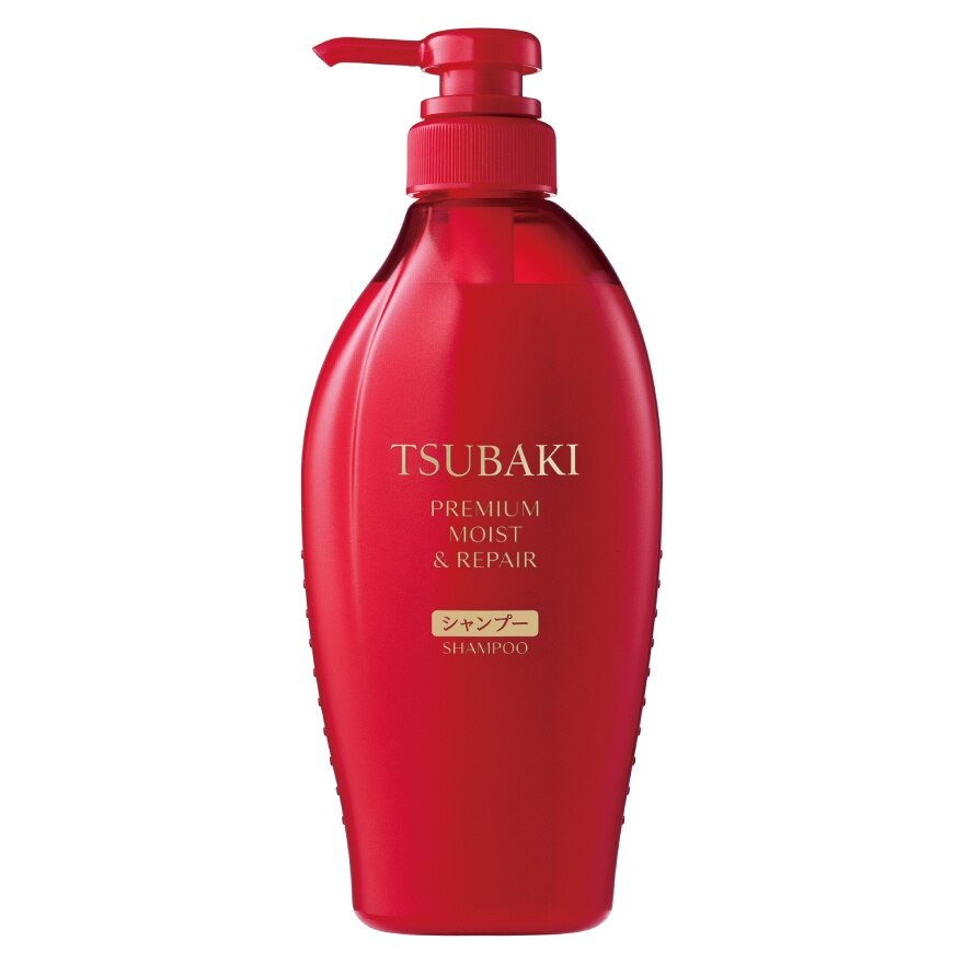 Tsubaki Shampoo Premium Moist  Repair 450 Ml. - ิฺRed