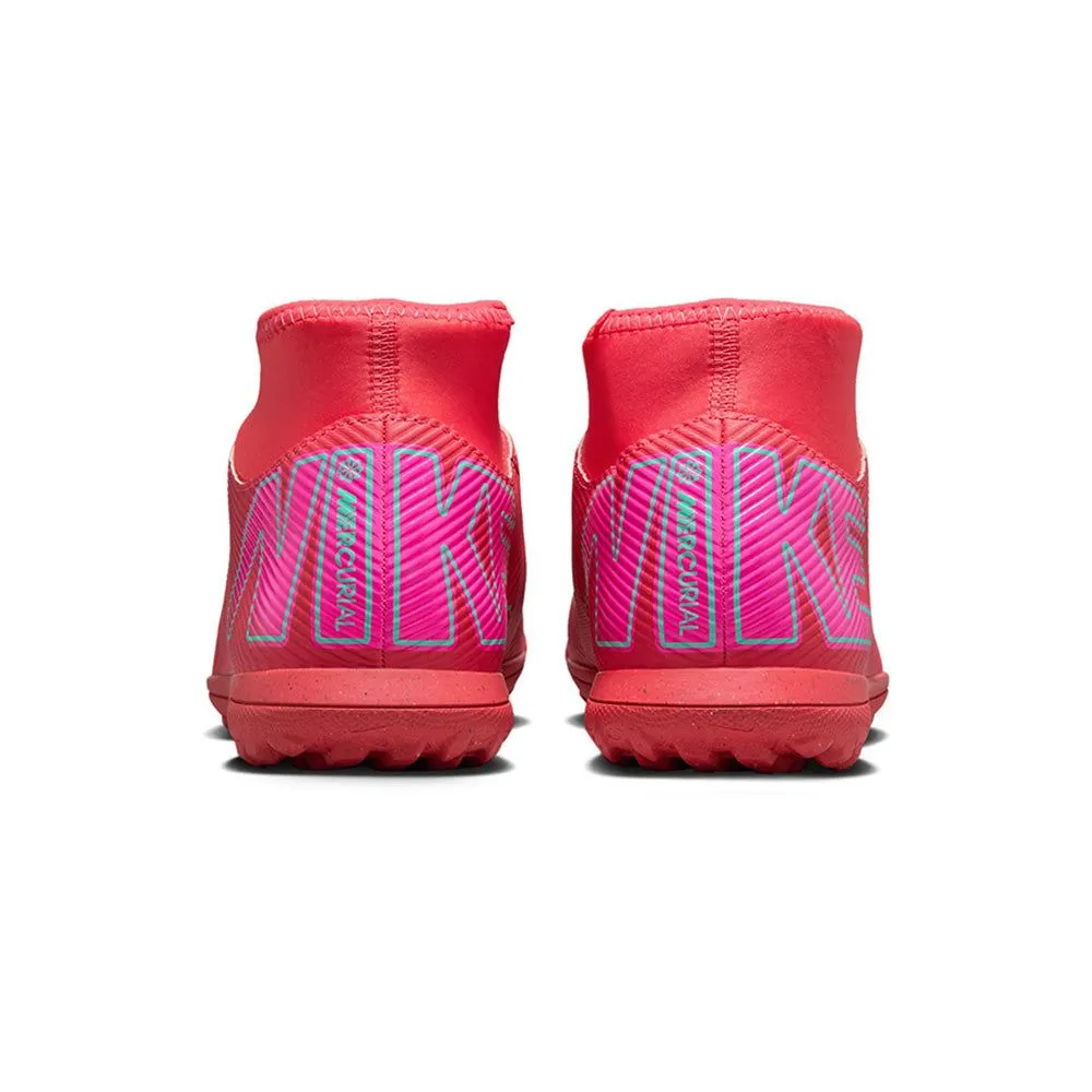 NIKE Men Football Shoes Mercurial Superfly 10 Club TF High-Top Red - NI083SH687EITH