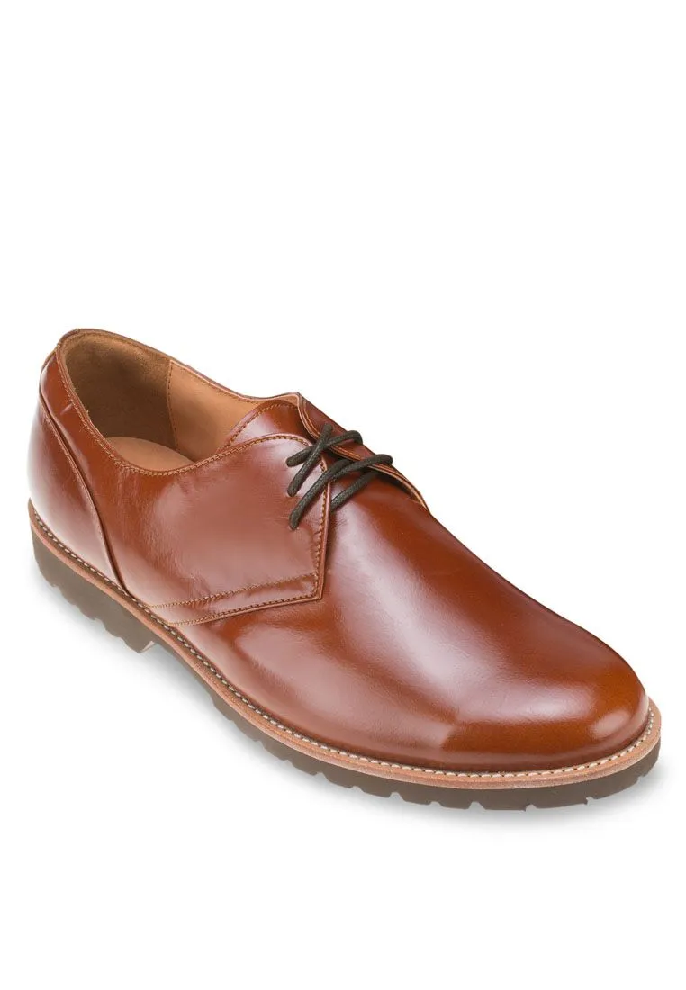 LUIGI BATANI Brown Paul On Formal Lace Up