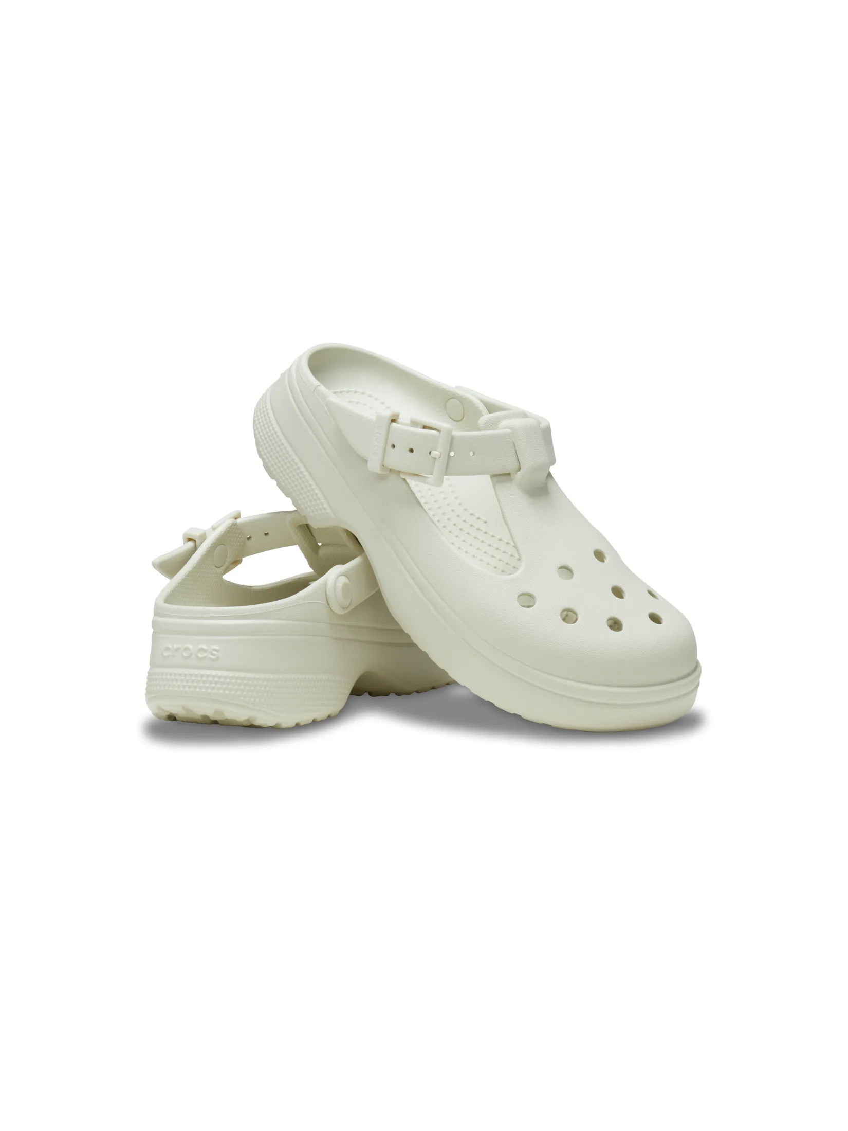 CROCS UNISEX CLASSIC MARY JANE CLOG - LINEN