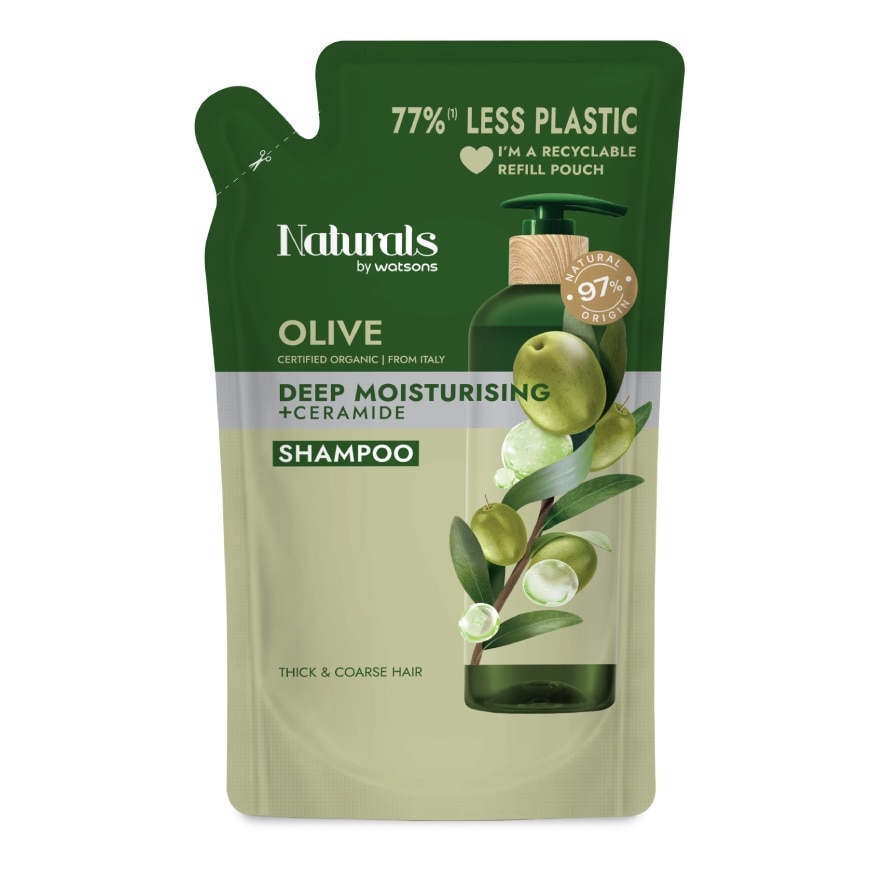 Naturals By Watsons Olive Deep Moisturising Shampoo 450 ml.(Refill)