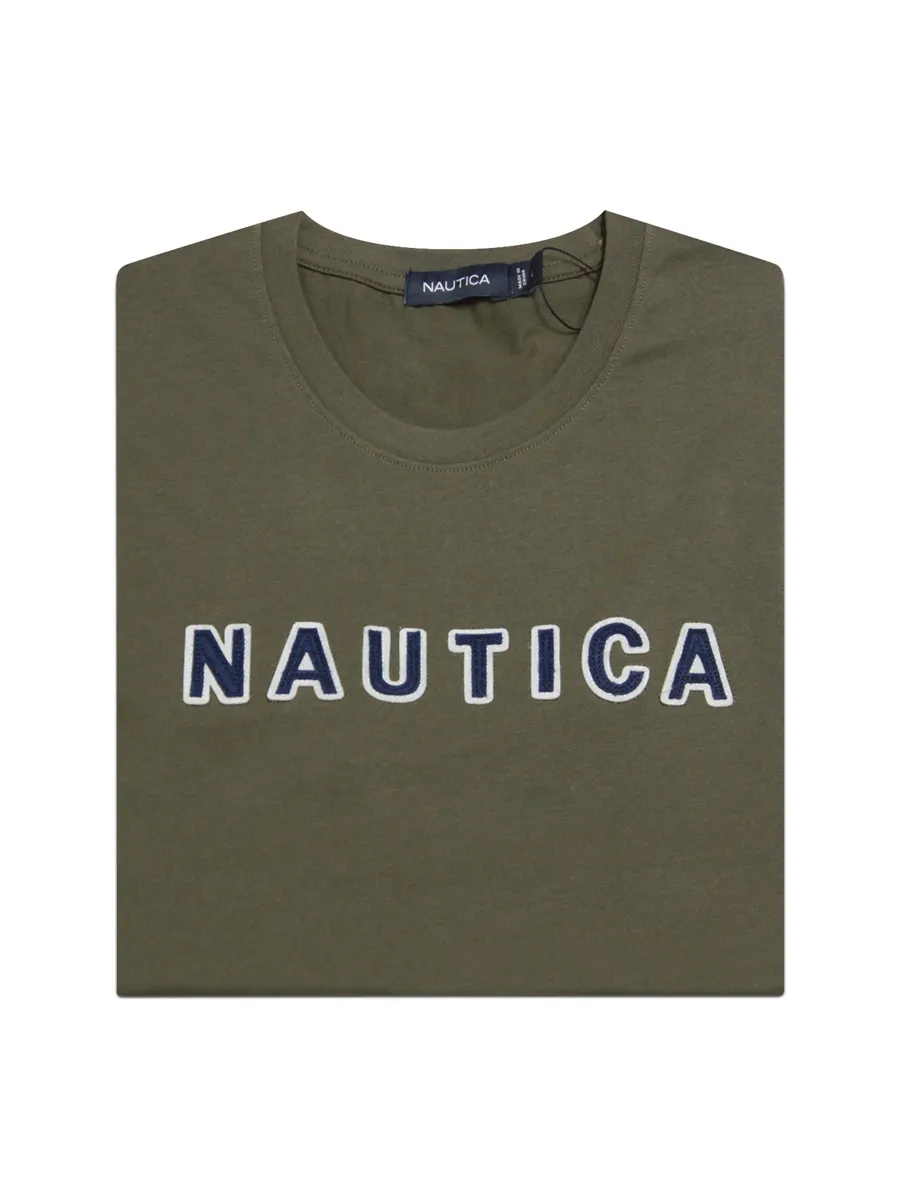 NAUTICA Men T-shirts Green Dark
