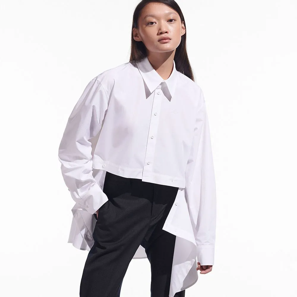 KARL LAGERFELD CARA LOVES KARL Transformer Women Shirt White