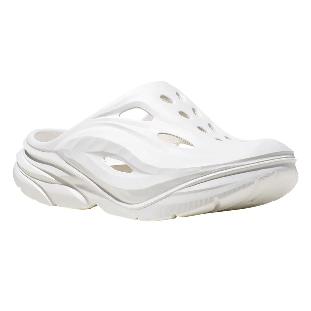 HOKA Ora Recovery Mule Unisex Sandals White - HO229SH131ELTH