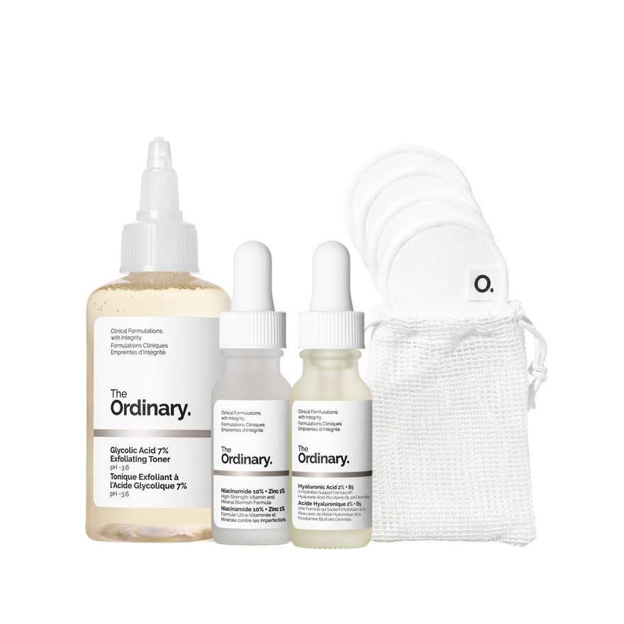 The Ordinary The Mini Icons Set (Toner 100 ml. + Serum 15+15 ml.)