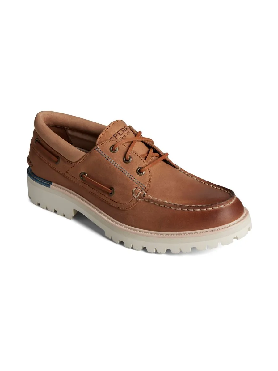 SPERRY MEN TAN A/O LUG 3-EYE