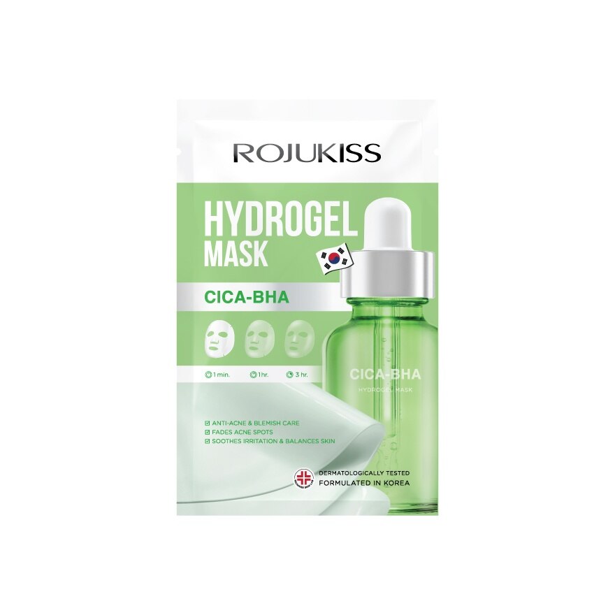 Rojukiss Hydrogel Mask Cica-BHA 1'S - Green