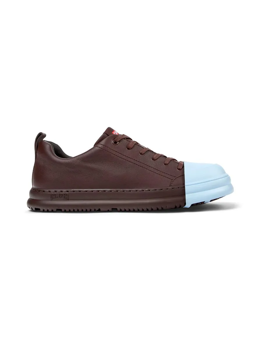 CAMPER Men Sneakers Shoes Junction Runner Burgundy Size - 41 EU