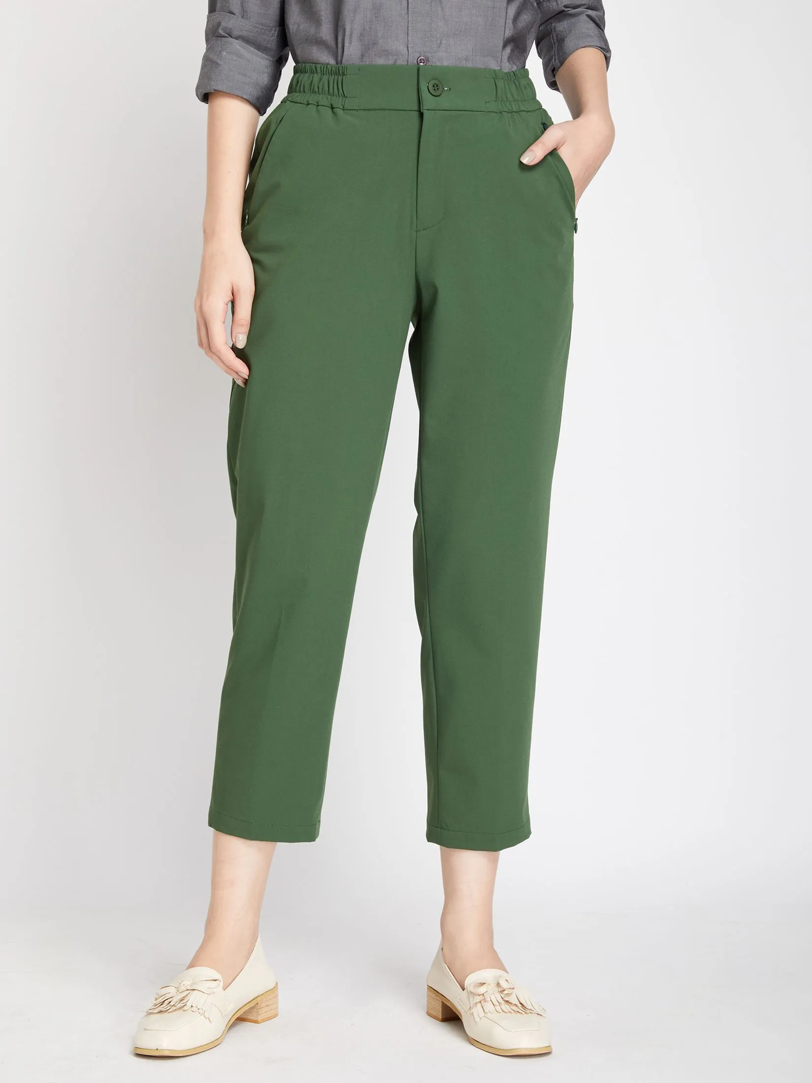 ALUMNUS Women Straight Leg Pants