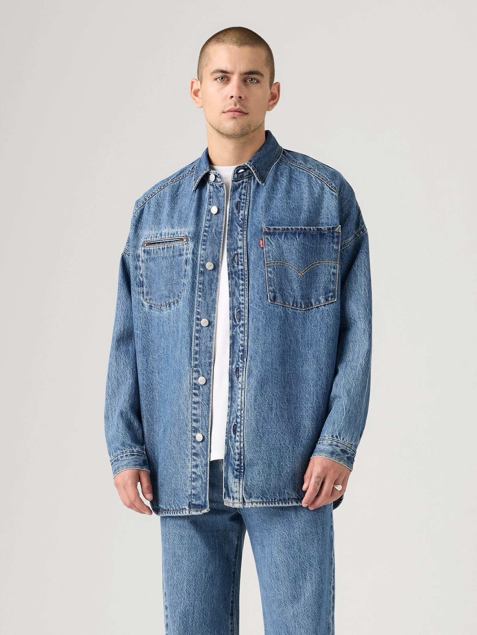 LEVI'S Men s Twist Shacket Blue
