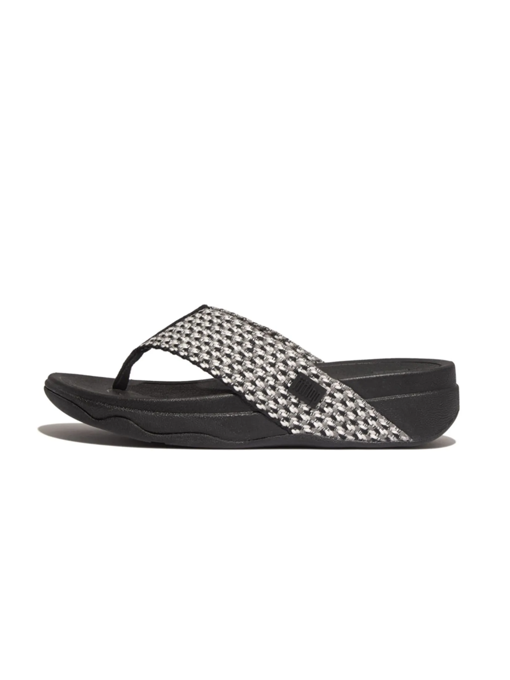 FitFlop™ WOMEN'S SURFA MULTI-TONE WEBBING BLACK Size - 3 UK
