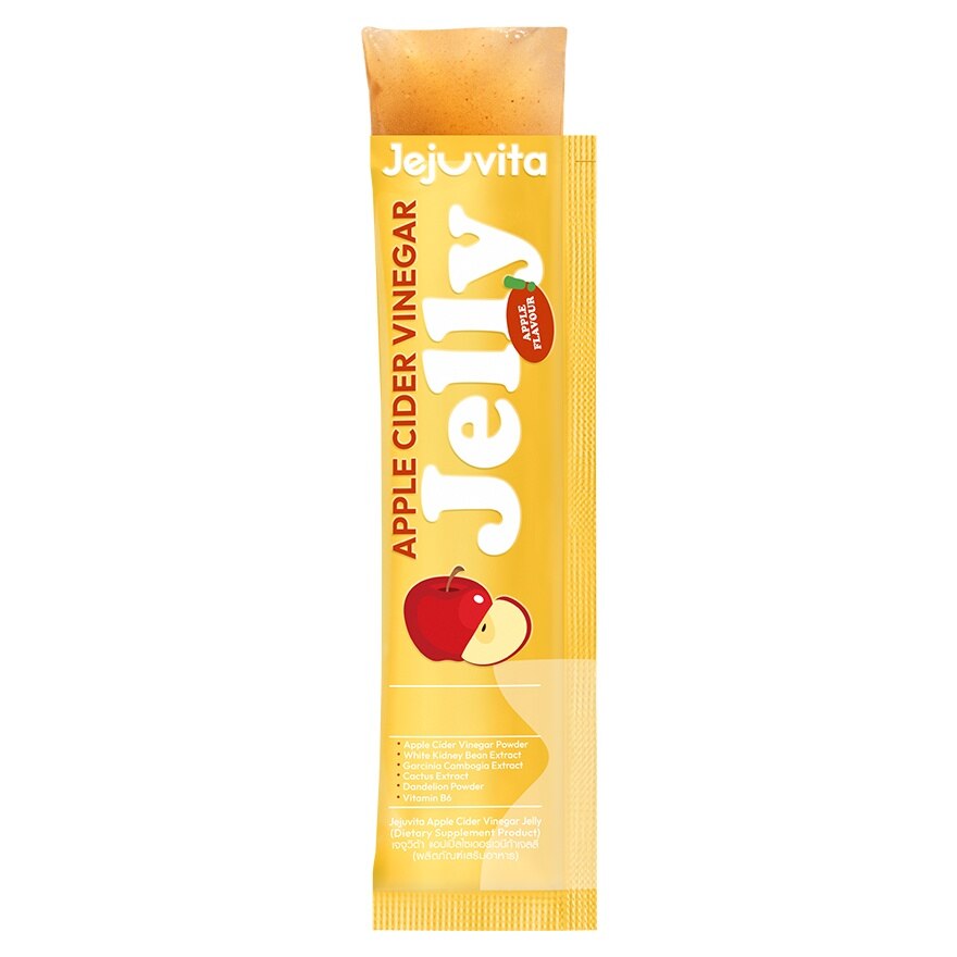 Jejuvita Apple Cider Vinegar Jelly 25g. x 10 Strips Apple Flavour