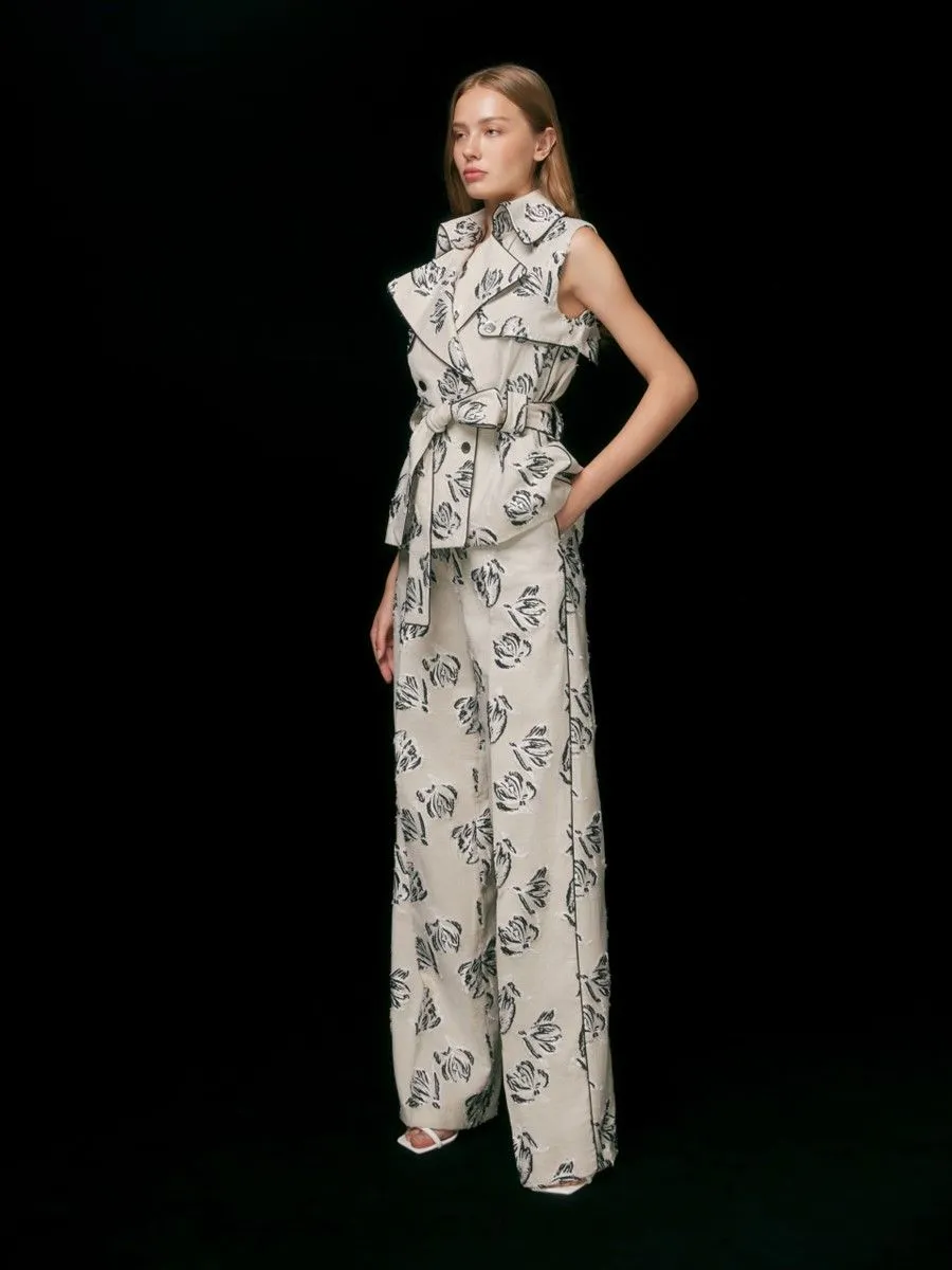 ASAVA (AW23) Rosalia Classic Women High-waisted Pants Ivory