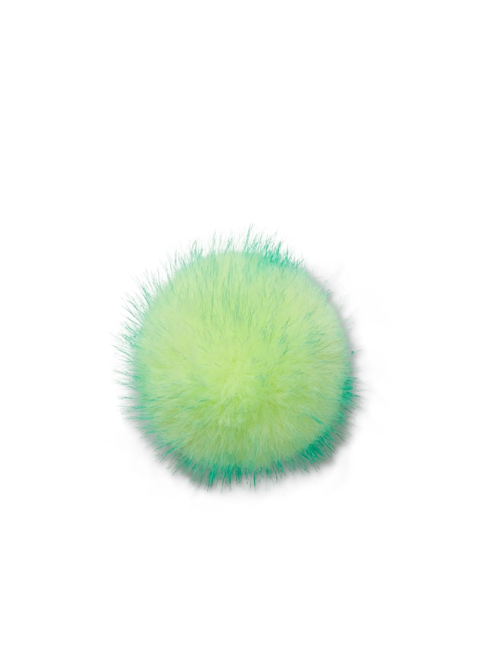 CROCS JIBBITZ™ GREEN LONG HAIR PUFF