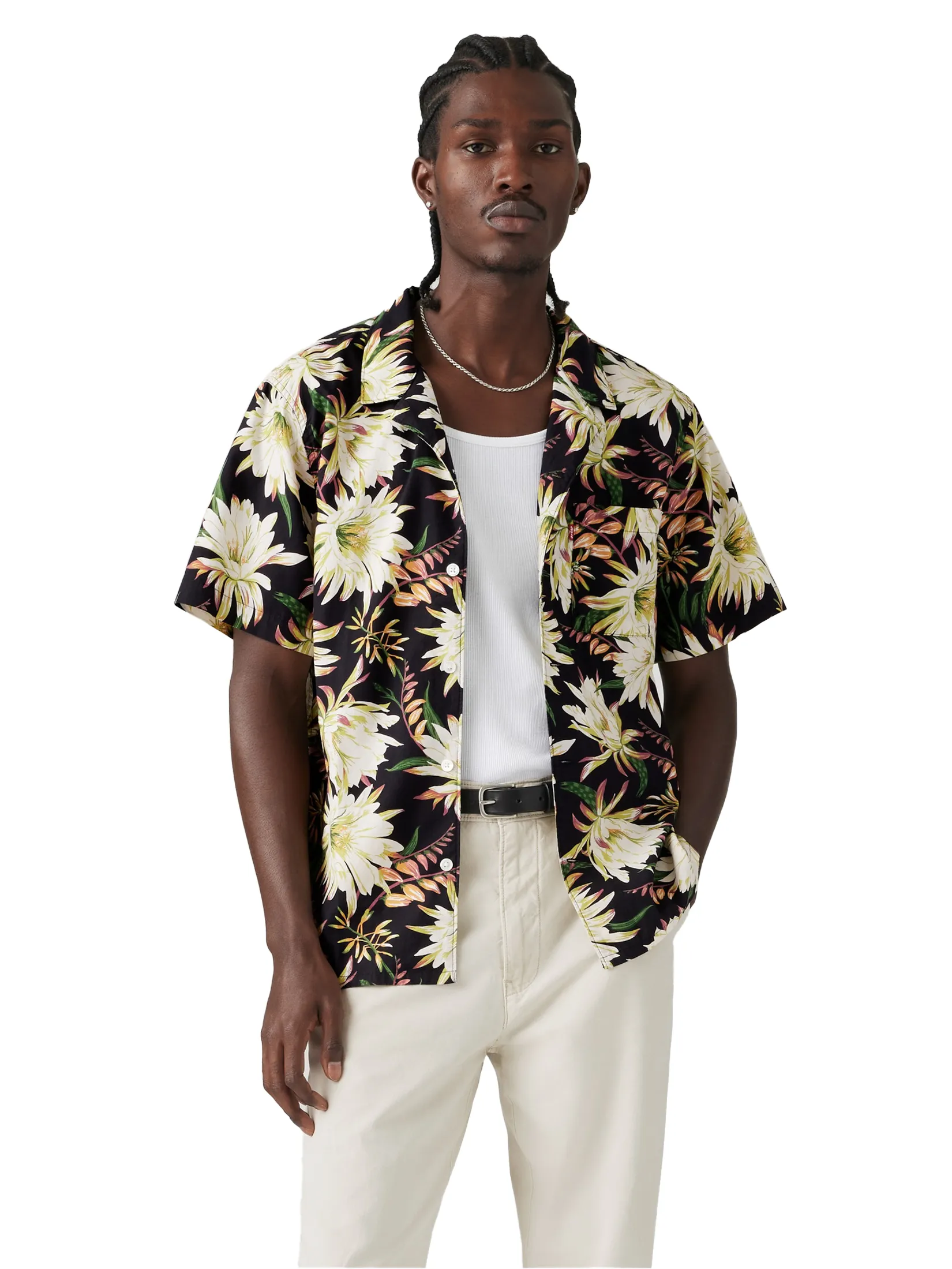 LEVI'S Men’s Sunset Camp Shirt Multi-Color