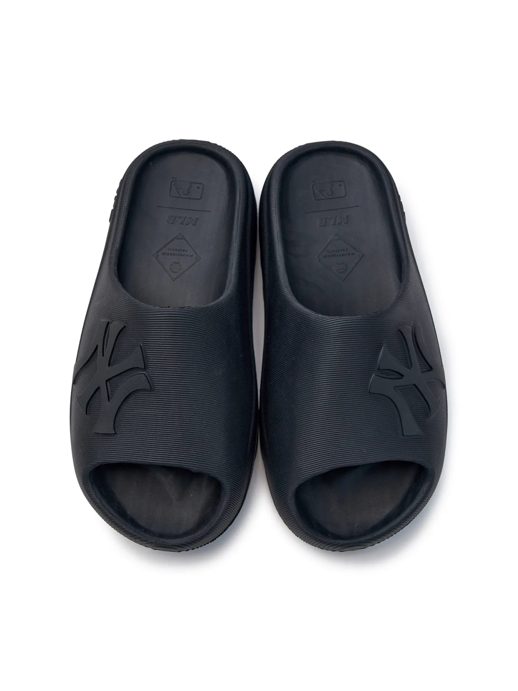 MLB Slides Unisex Chunky Skipper Slide Model 3ALPS0153 50BKS Black