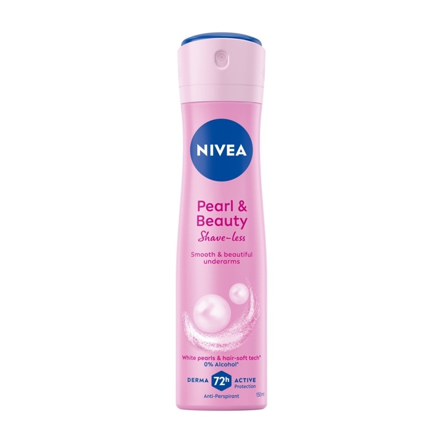 Nivea Spray Pearl  Beauty Shave Less 150 Ml. - Pink