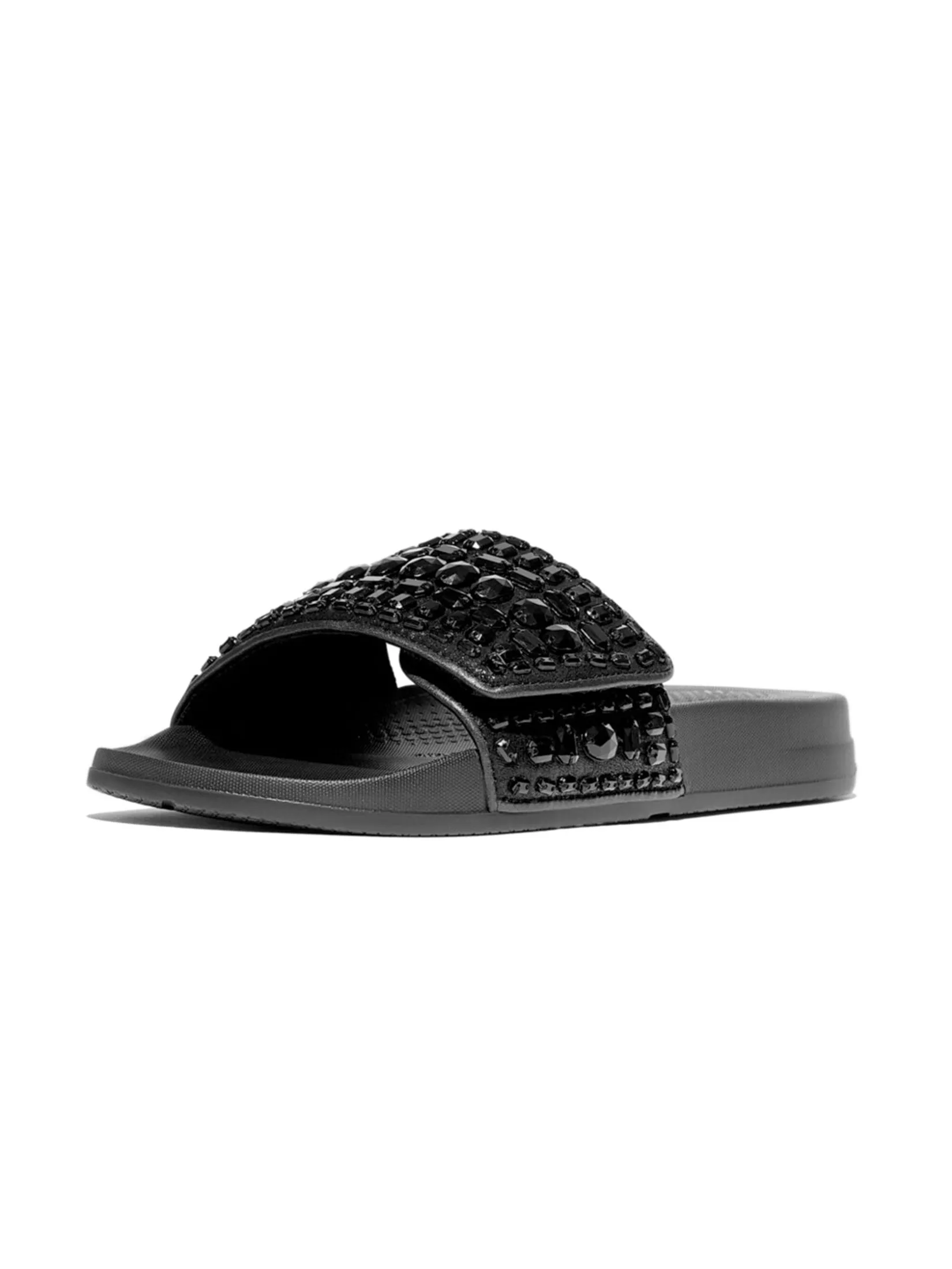 FitFlop™ WOMEN'S iQUSHION ADJ.MULTI-CRYSTAL S BLACK