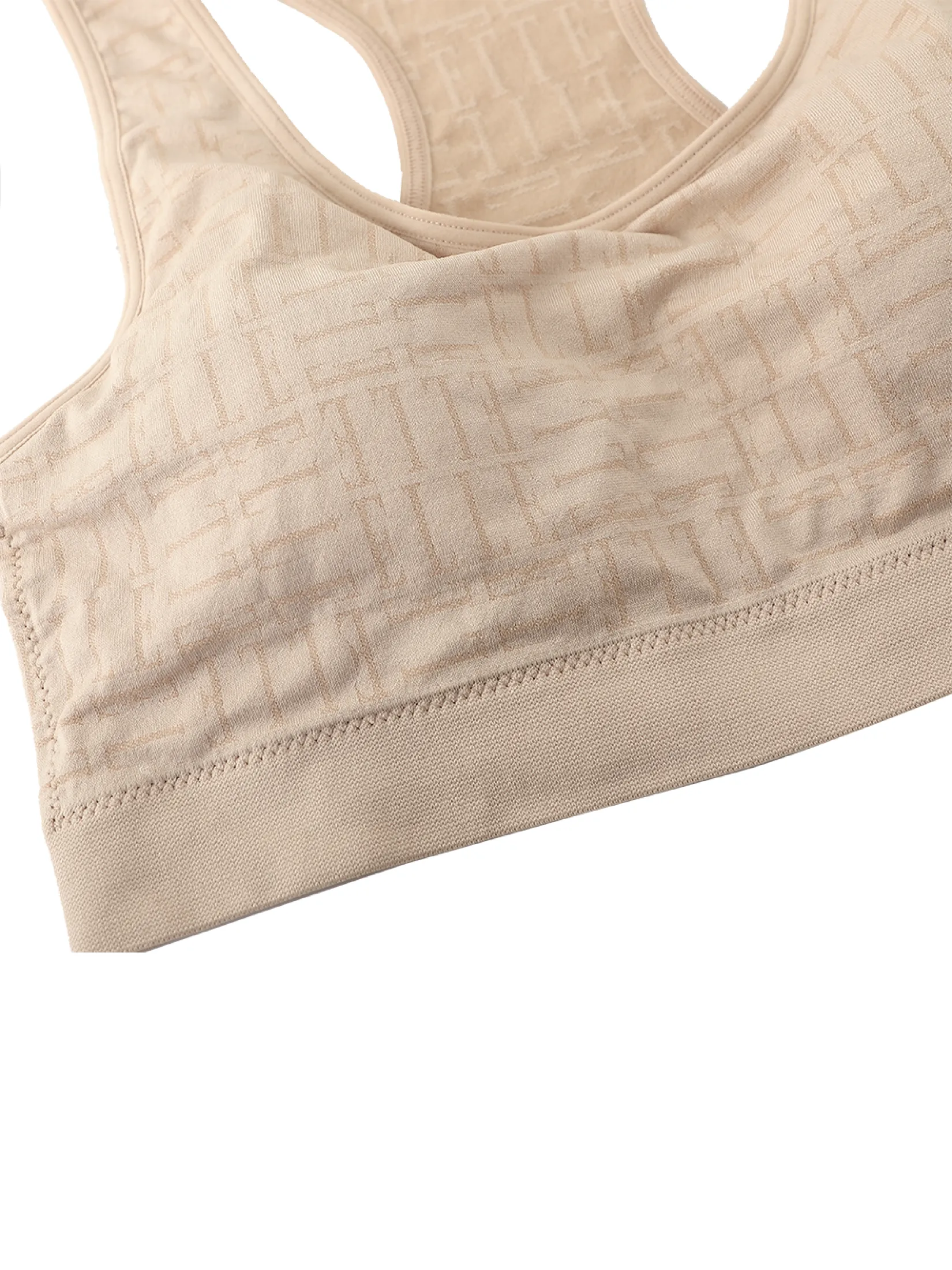 ELLE LINGERIE Women Seamless Camisole Bra LH3105 - Beige