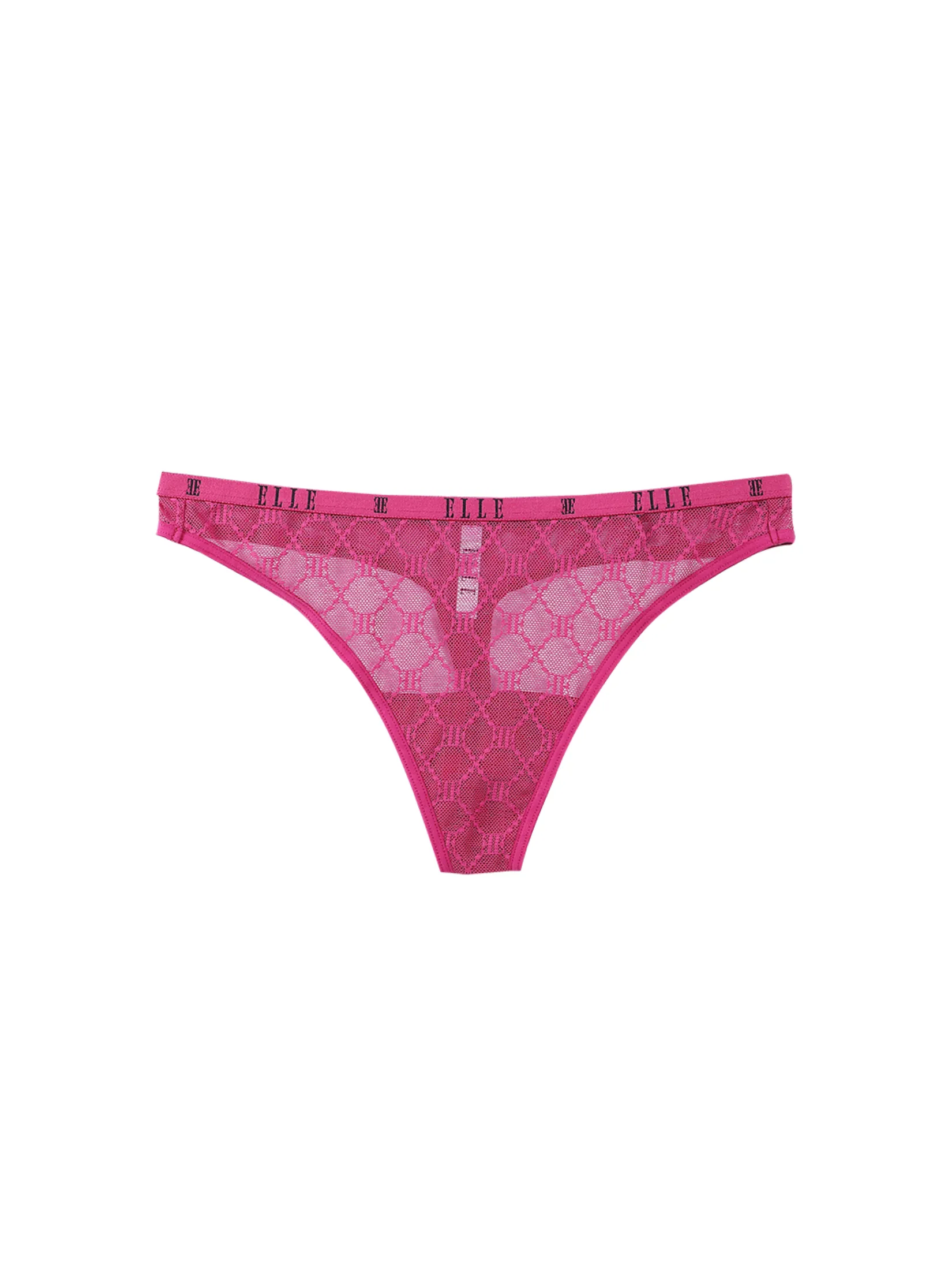 ELLE LINGERIE Women's G-String Panties LU8725 - RASPBERRY