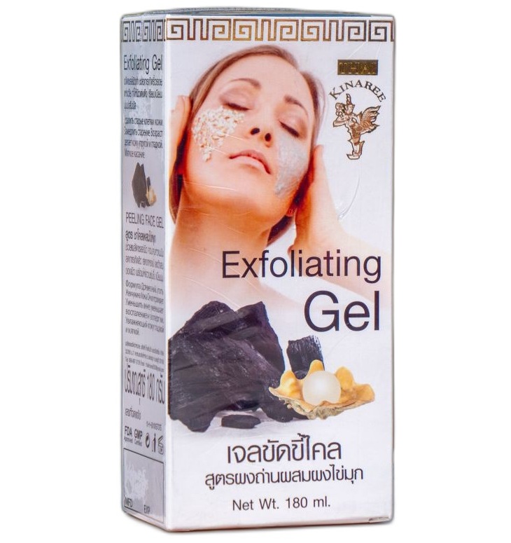Гель-скатка для проблемной кожи с жемчугом и углем Thai Kinaree 180 мл
