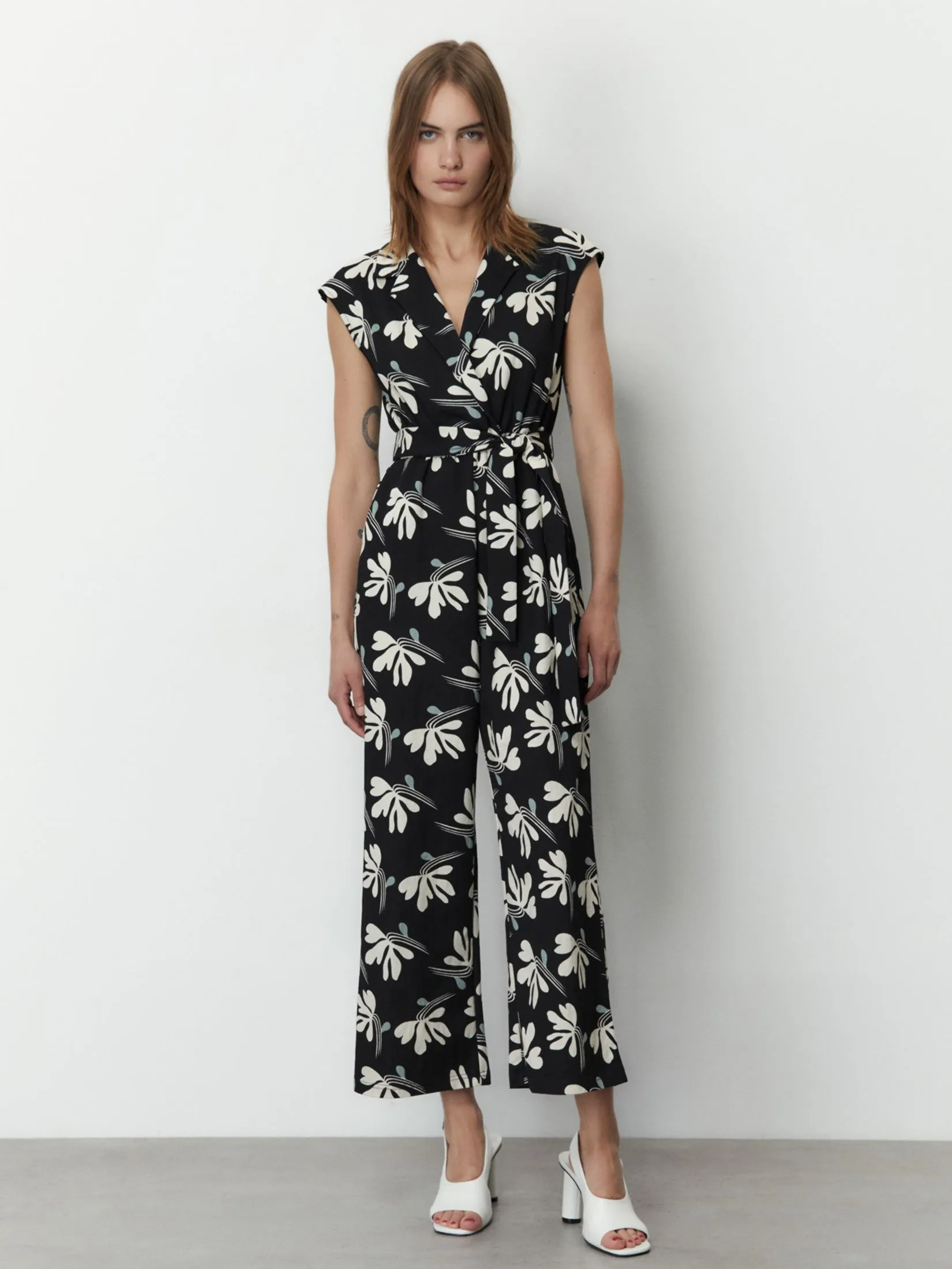 SFERA Women Jumpsuit Linen Effect