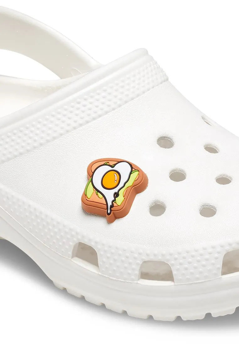 CROCS MULTICOLOR CROCS Jibbitz Avocado Toast With Egg Shoes Charm