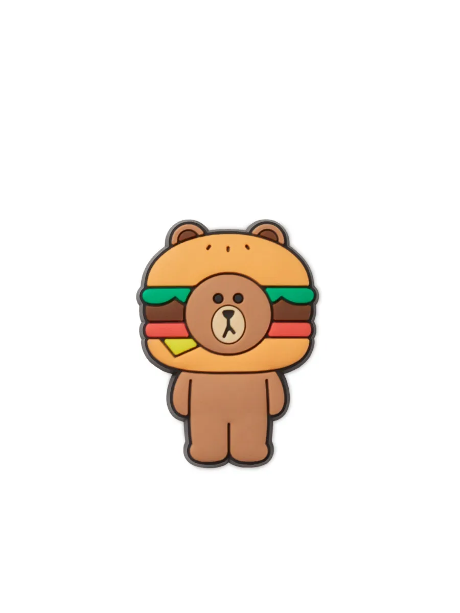 CROCS JIBBITZ™ LINE FRIENDS BROWN BURGER