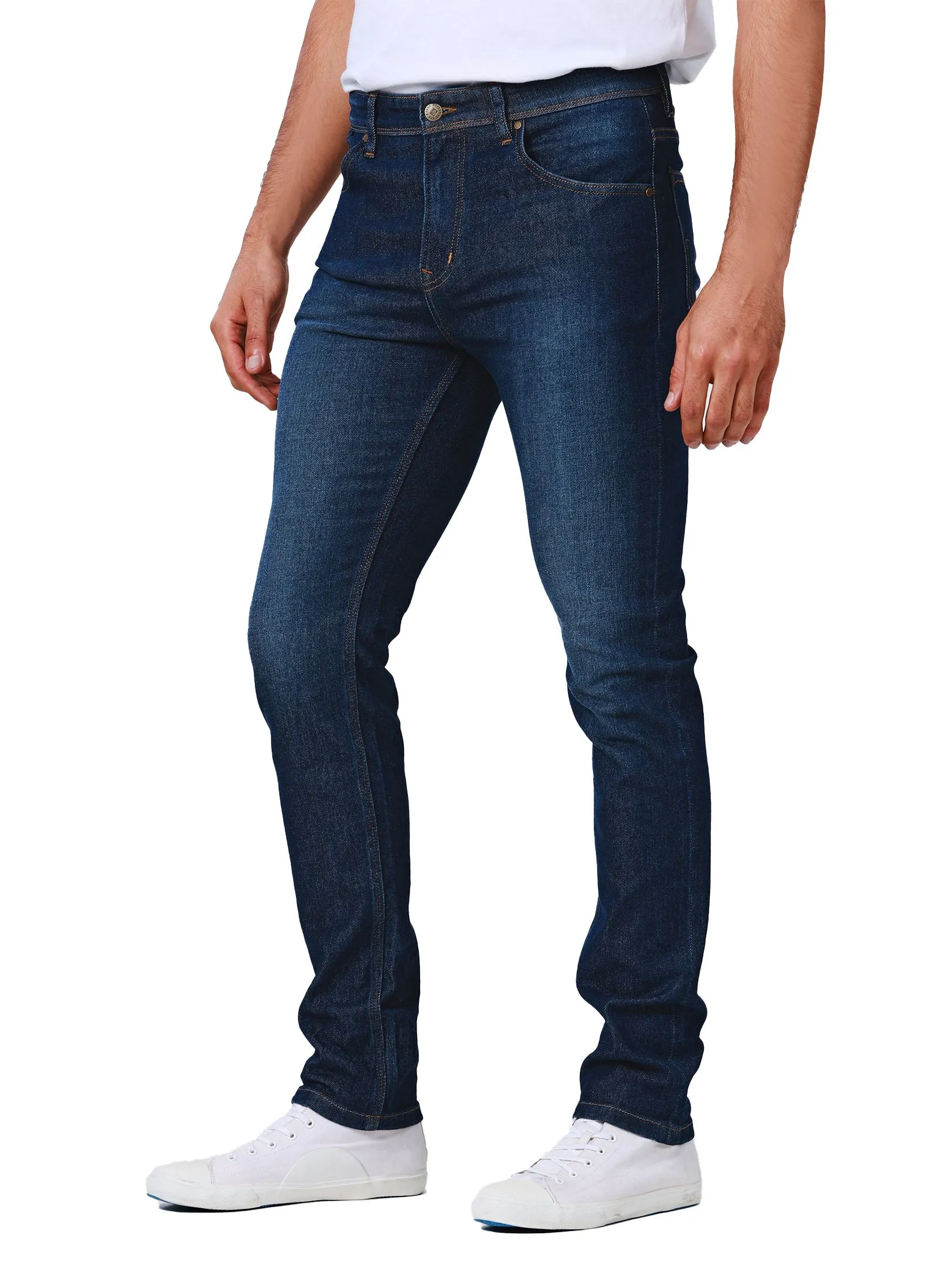 JOHN HENRY Men's Jeans (Slim Fit) DENIM Mid Indigo