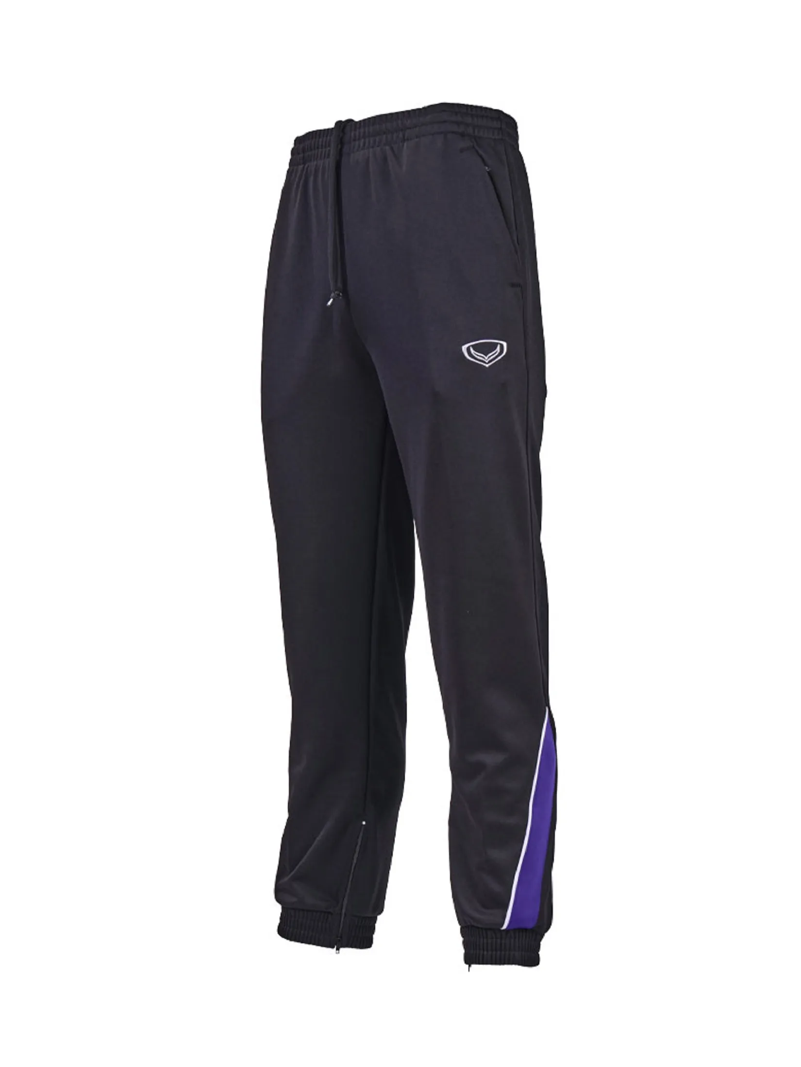 GRAND SPORT Black Track Pants Unisex  (006393)