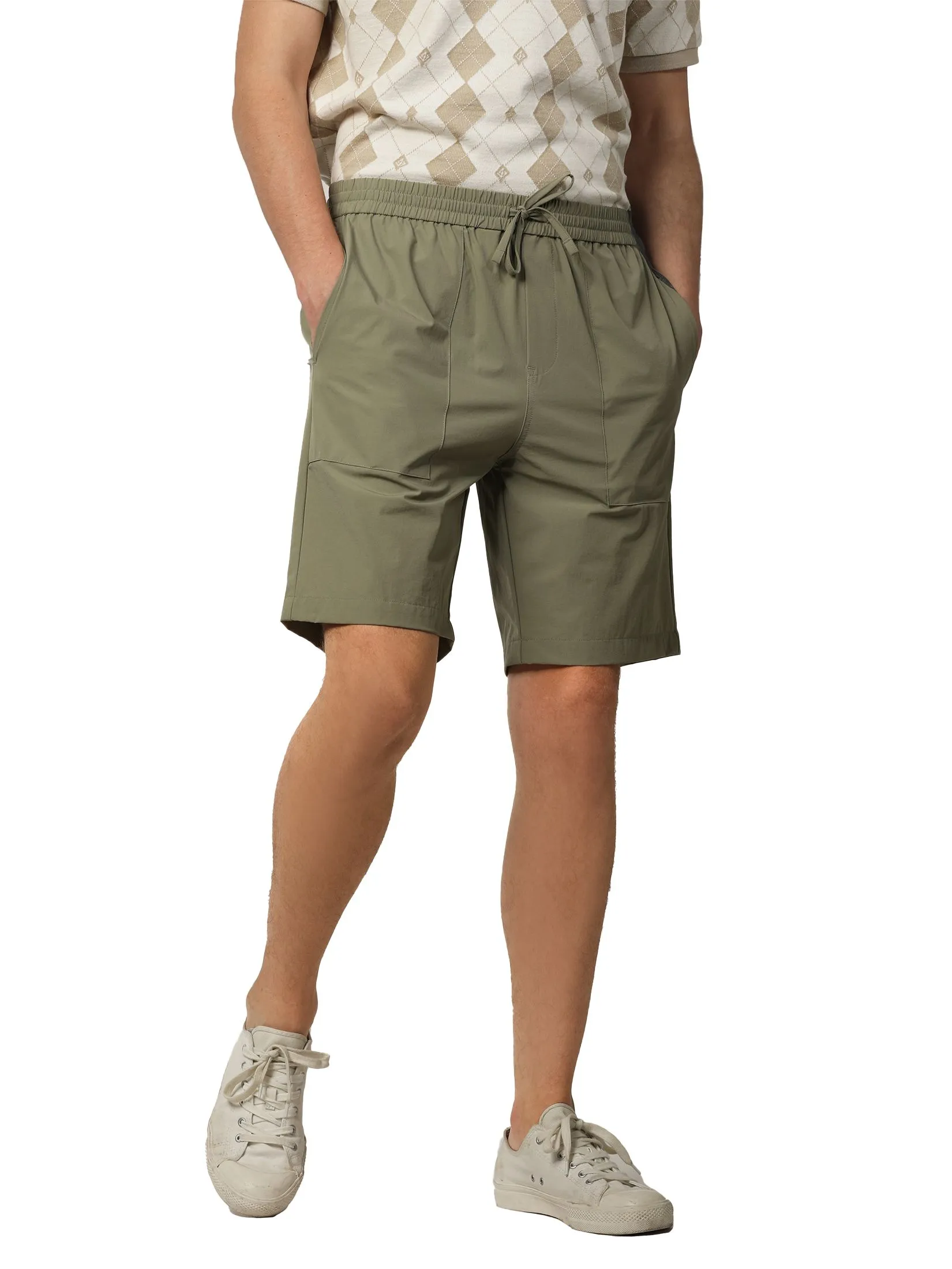 JOHN HENRY Men's Shorts (Regular Fit) MERRIMENT Light Green