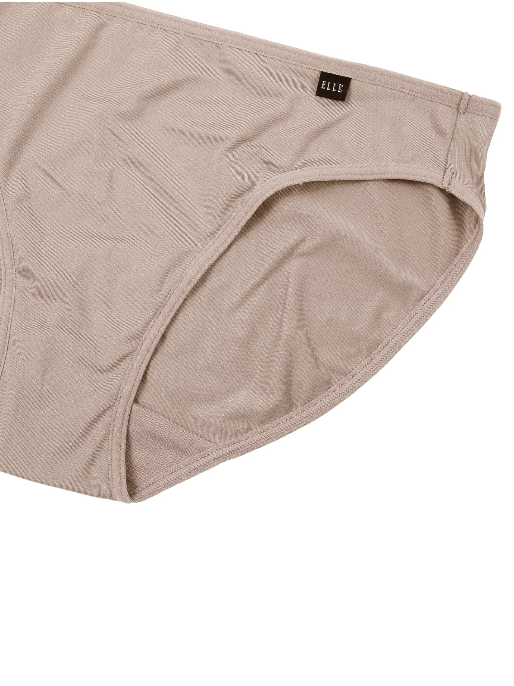 ELLE LINGERIE Pack 3 pcs Women's Panties Bikini Lowrise style LU2882 - White/Beige/Black