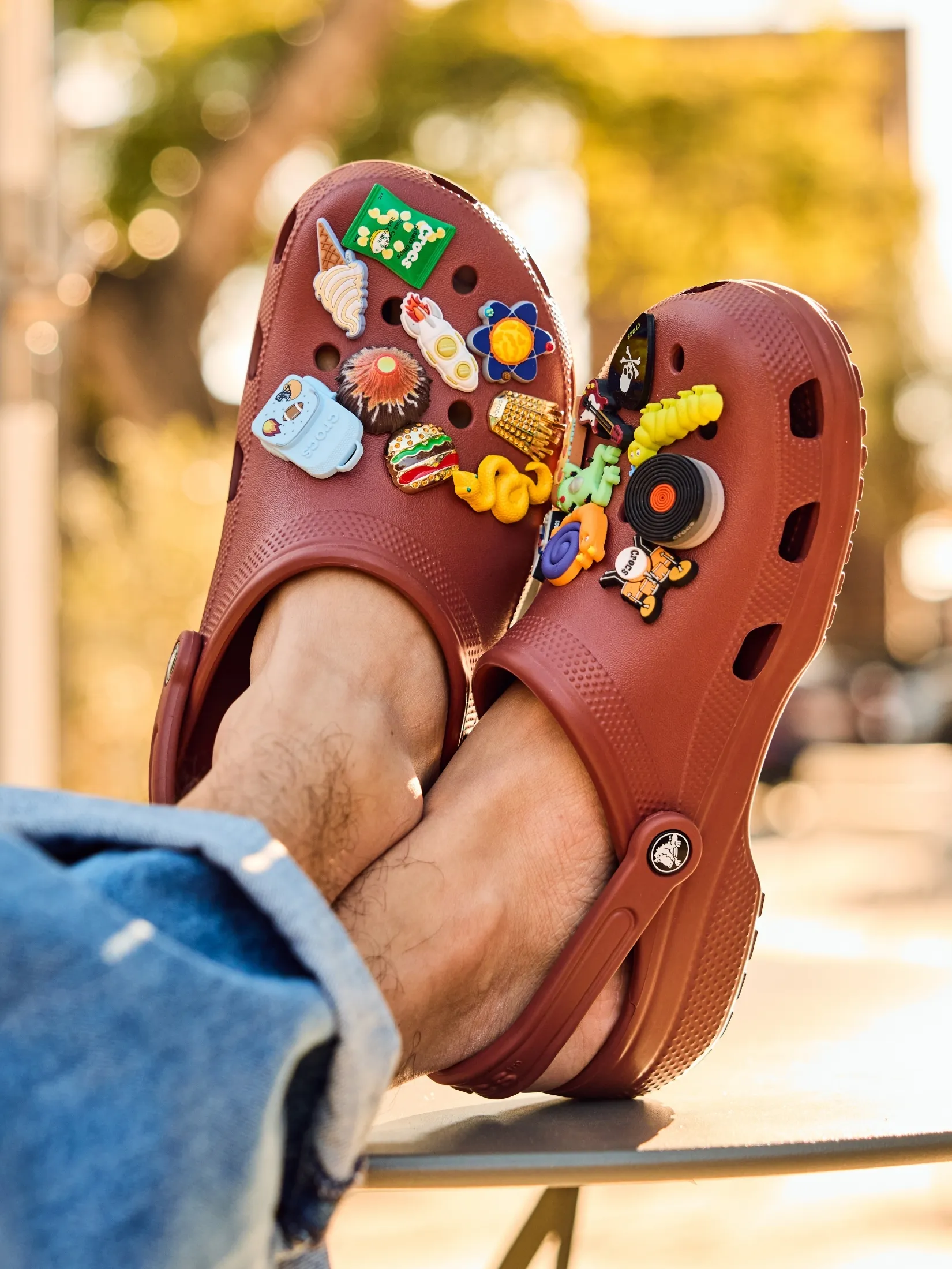 CROCS UNISEX CLASSIC CLOG - RUST