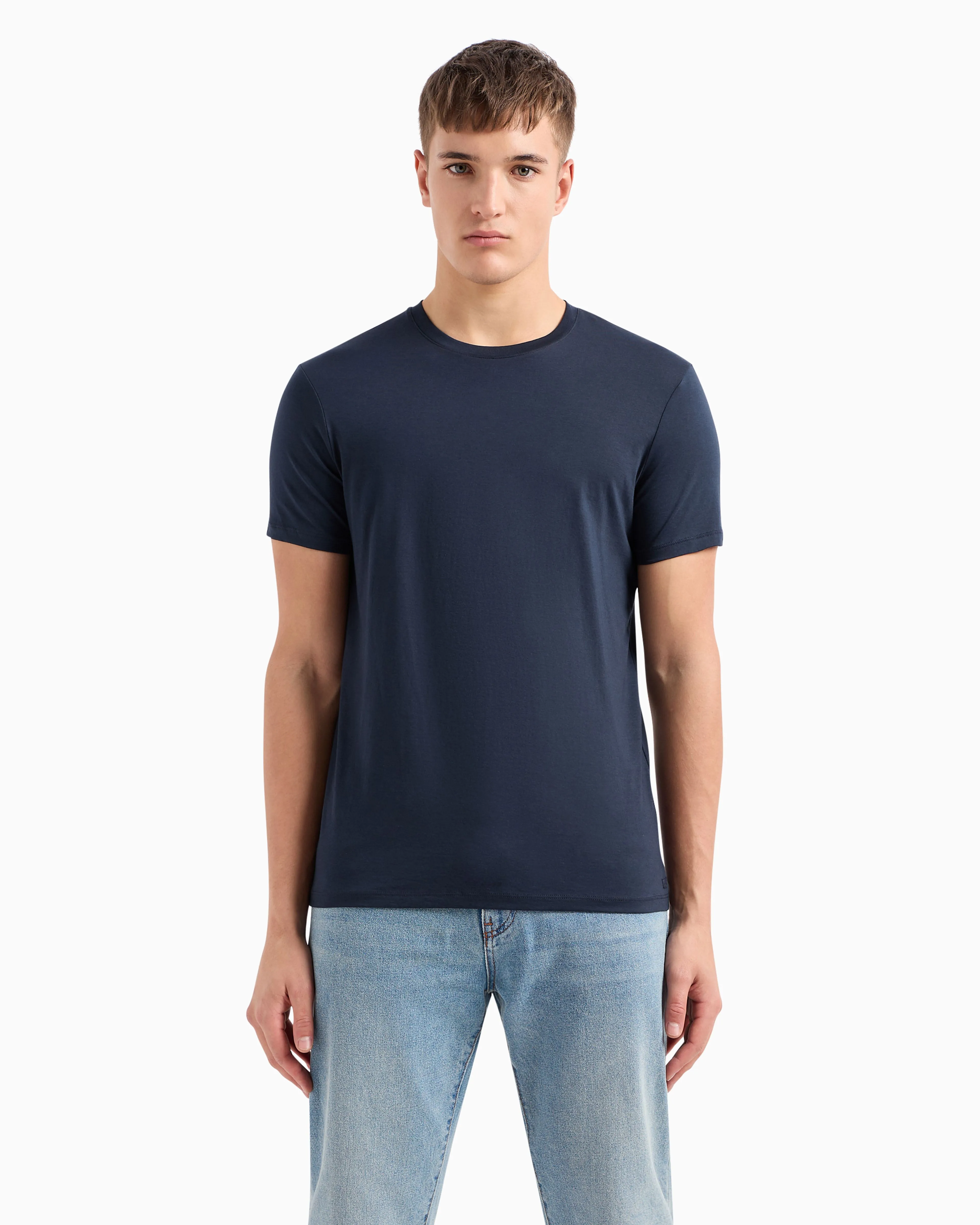 ARMANI EXCHANGE Tee Men 8NZT74-ZJA5Z-1510 Navy Blue