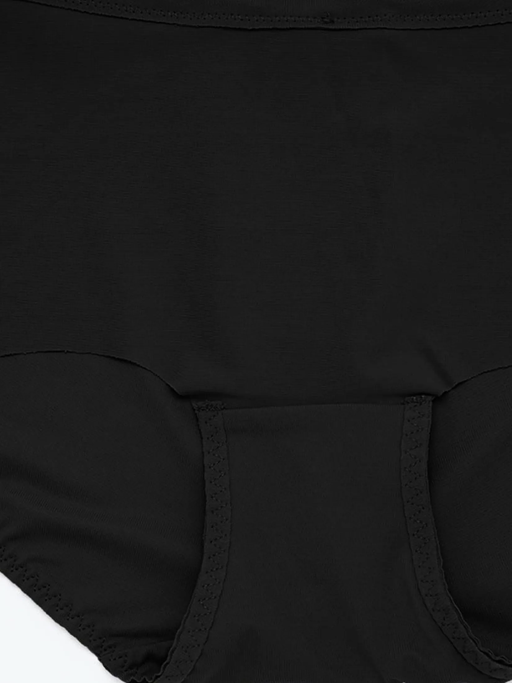 SABINA Panty Mid Waisted Woman Semi-Seamless - Black