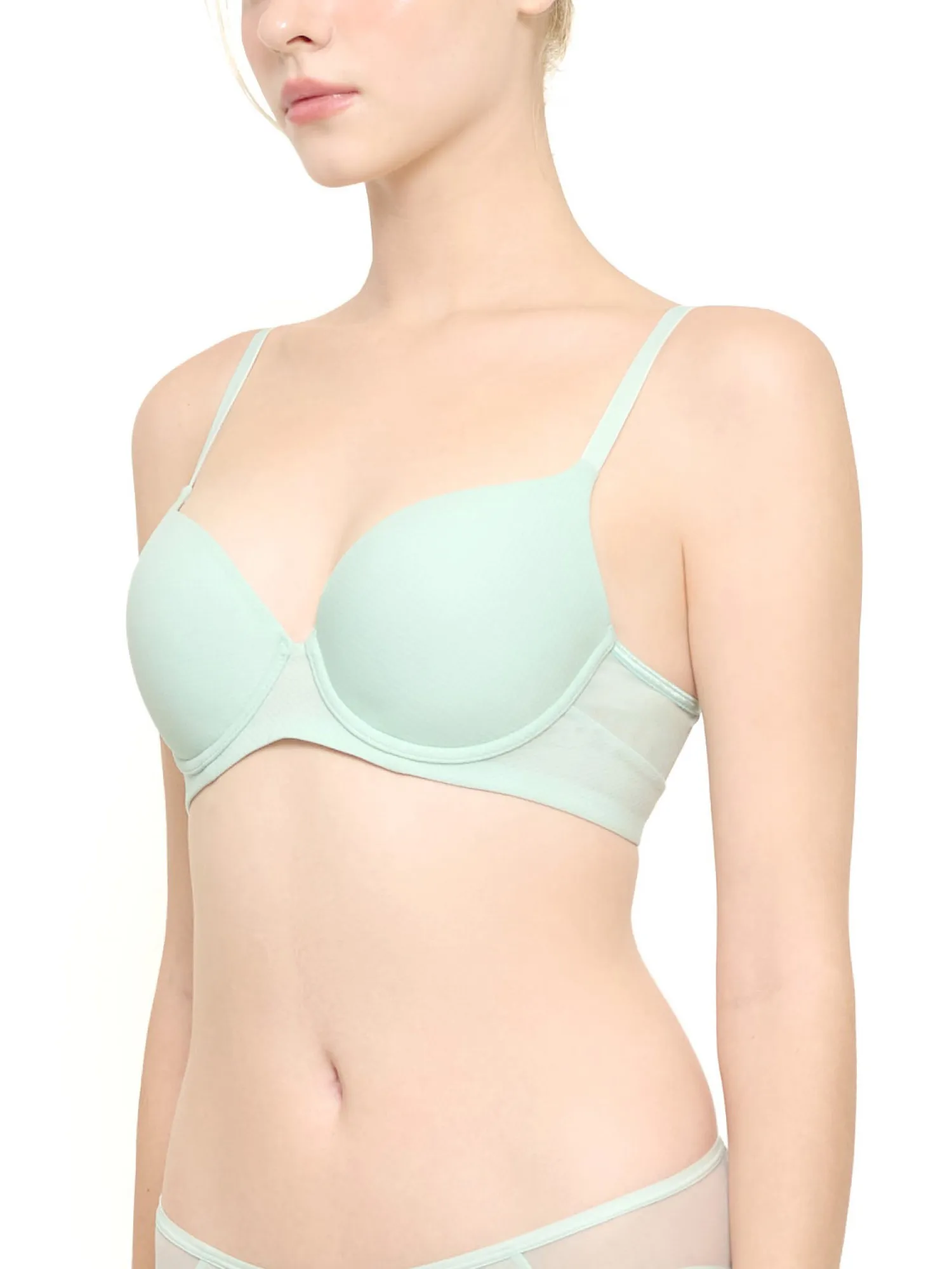 WACOAL Wacoal Cool Innovation Underwire Bra 3/4 Cup Green