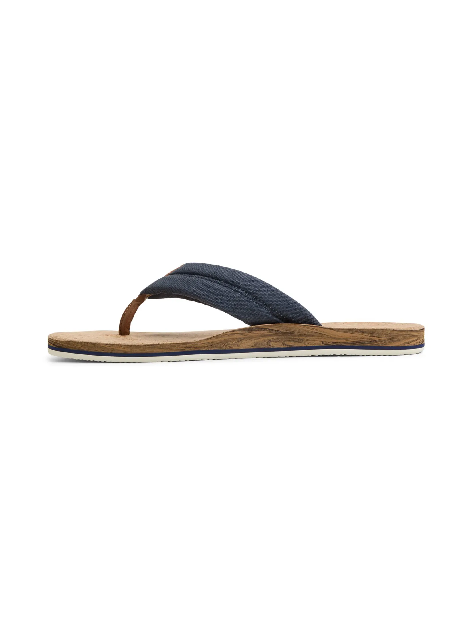 SPERRY MEN NAVY PORTO PADDED CORK THONG SAND