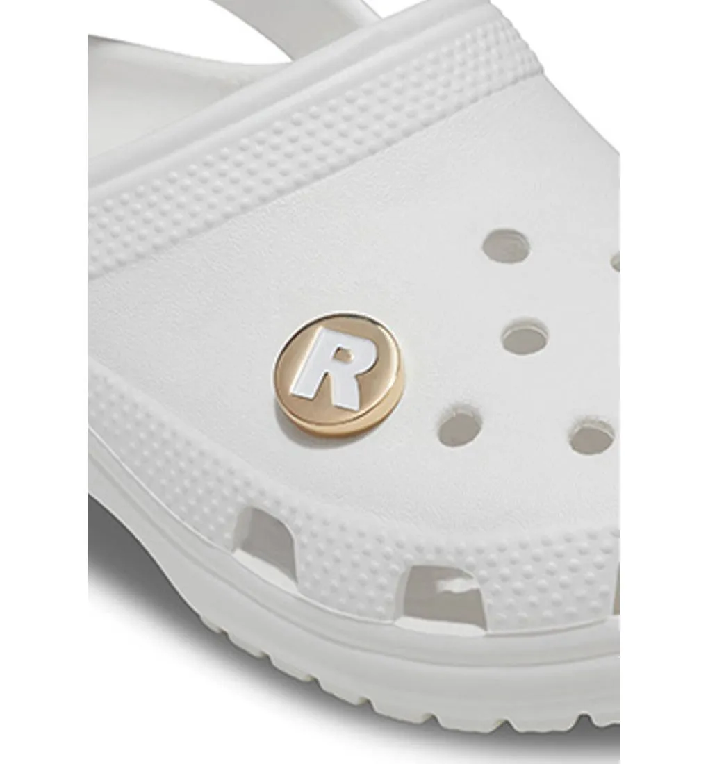 CROCS Jibbitz Shoes Charm Gold Letter R Multi Color - CR024AC293CPTH