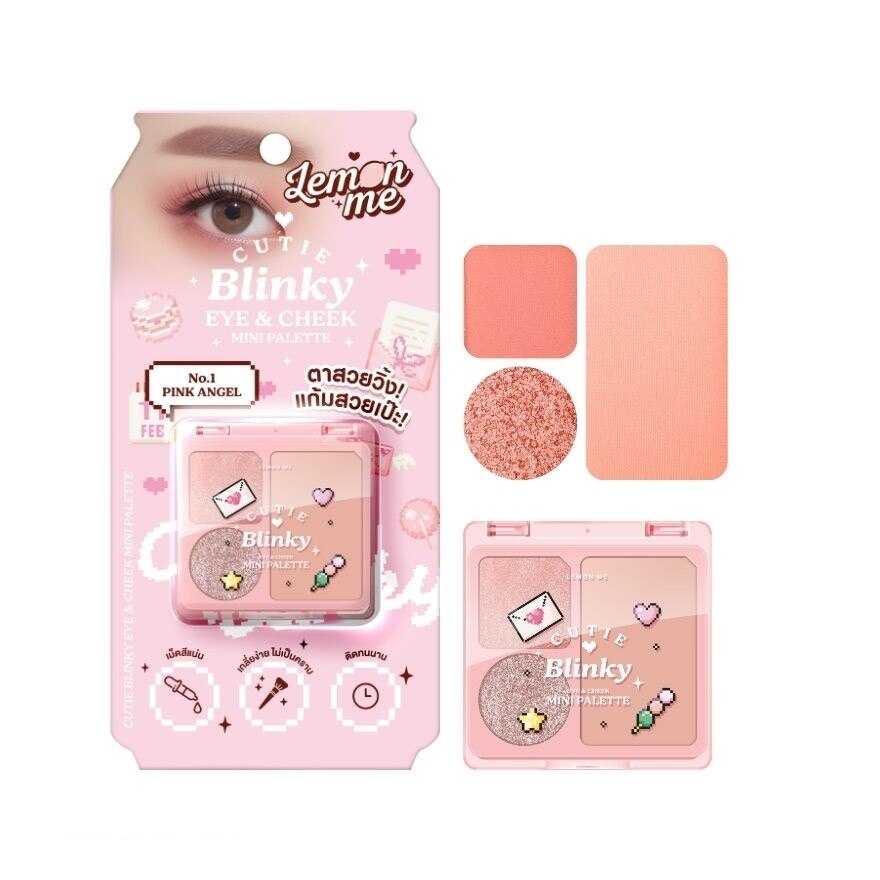 Lemon Me Cutie Blinky Eye & Cheek 01 - 02 Peachy Fairy