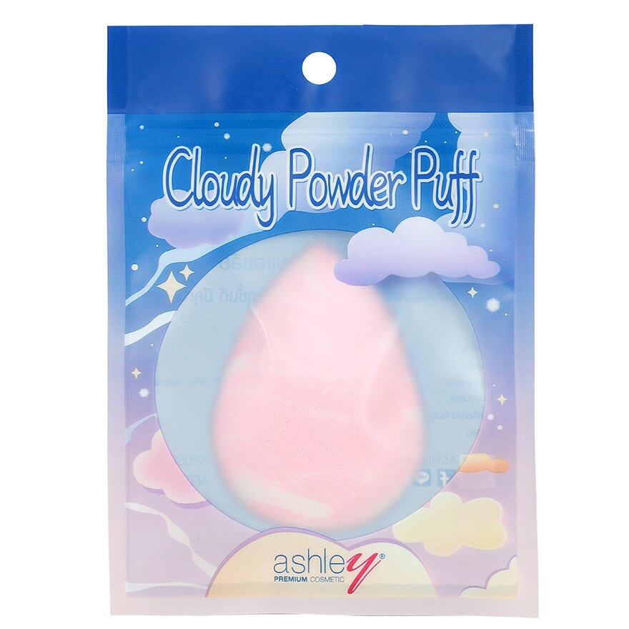 Ashley Cloudy Powder Puff 1pcs.